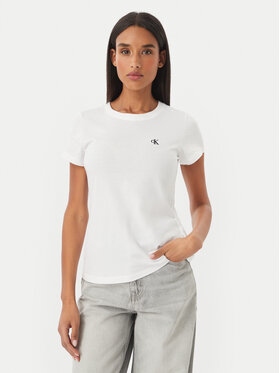 Calvin Klein Jeans Calvin Klein Jeans T-shirt J20J212883 Bianco Slim Fit