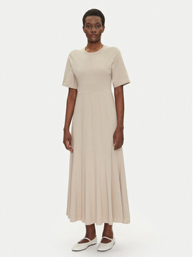 Bomboogie Bomboogie Kleid für den Alltag AW8942TJOR5 Beige Regular Fit