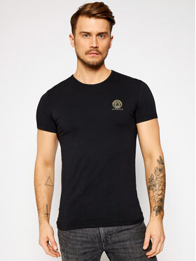 Versace Versace T-shirt Medusa AUU01005 Noir Regular Fit