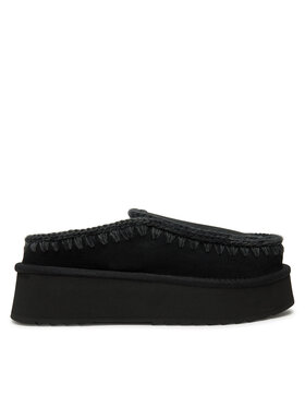 Mou Mou Papuče Clog Eskimo Platform FW681004A Čierna