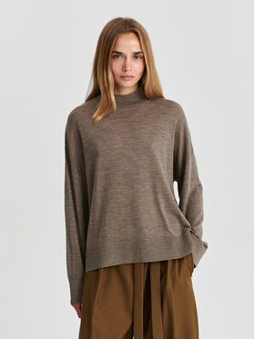 TATUUM TATUUM Sweter AMI Brązowy Classic Fit