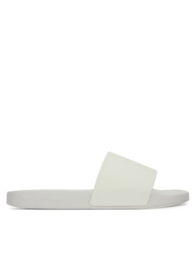 Calvin Klein Jeans Calvin Klein Jeans Klapki Slide Monogram Tpu YW0YW01715 Biały