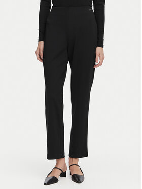 Calvin Klein Calvin Klein Hlače iz tkanine LV044F659G Črna Straight Fit