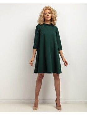 Tessita Tessita Koktejlové šaty SUKIENKA_T442 _10_XXL Tmavě zelená Loose Fit
