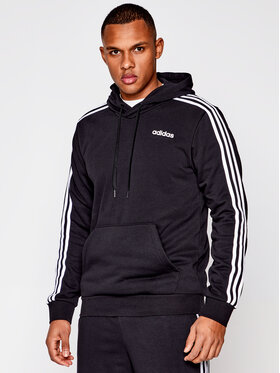 adidas adidas Bluza Essentials 3 Stripes DU0498 Czarny Regular Fit