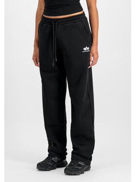 Alpha Industries Alpha Industries Joggery Basic Small Logo Jogger Women Czarny Loose Fit