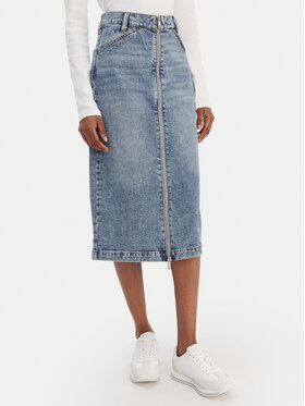Calvin Klein Jeans Calvin Klein Jeans Fustă de blugi LV047E710G Albastru Regular Fit