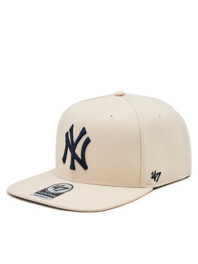 47 Brand 47 Brand Cappellino New York Yankees No Shot '47 CAPTAIN NSHOT17WBP Beige