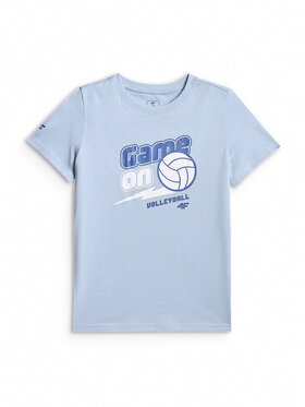 4F 4F T-Shirt COMMUNITY SPORTS Niebieski jasny Regular Fit