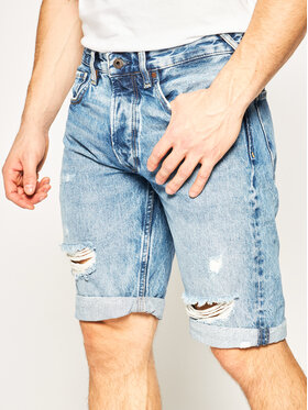 Pepe Jeans Pepe Jeans Džínové šortky PEPE ARCHIVE Callen PM800707 Modrá Relaxed Fit