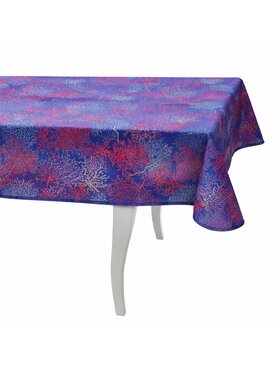 Roseberry Home Roseberry Home Obrus z motywem morskim – wodorosty Seaweed Niebieski