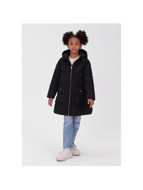 minoti minoti Kurtka zimowa 32COAT151 Czarny Longline Fit