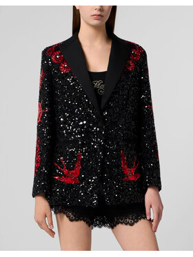 PHILIPP PLEIN PHILIPP PLEIN Giacca da abito 30465 Nero Loose Fit