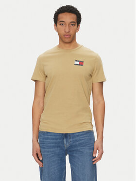 Tommy Jeans Tommy Jeans Tricou Essential DM0DM20740 Bej Slim Fit