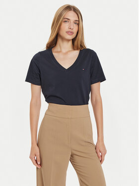 Tommy Hilfiger Tommy Hilfiger Marškinėliai WW0WW44177 Tamsiai mėlyna Regular Fit