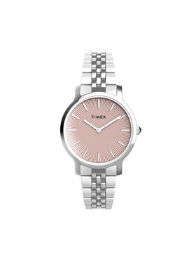 Timex Timex Ročna ura Transcend TW2V77400 Srebrna