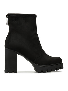 Calvin Klein Jeans Calvin Klein Jeans Ботильйони Heel Platform Zip Boot Ss YW0YW01601 Чорний