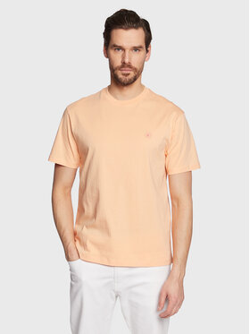 Save The Duck Save The Duck T-Shirt DT1194M BESY16 Pomarańczowy Regular Fit