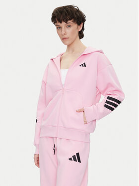 adidas adidas Bluză Future Icons 3-Stripes JE0175 Roz Regular Fit