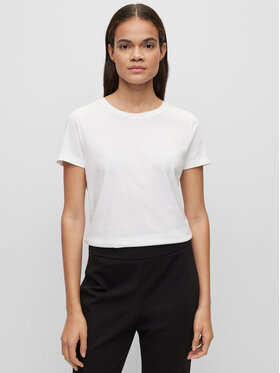 Boss Boss T-Shirt 50489871 Bílá Slim Fit