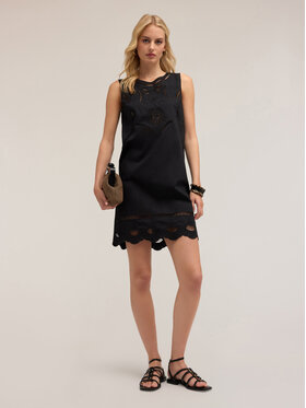 Motivi Motivi Abito da cocktail 7144Q003220N033 Nero A-Line Fit