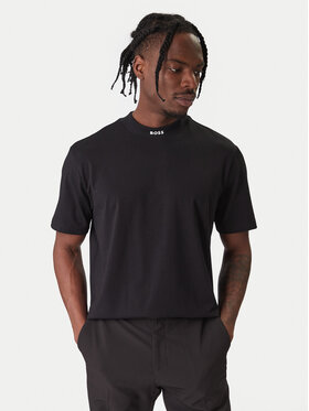 BOSS BOSS T-Shirt Tee Collar 50555527 Černá Regular Fit