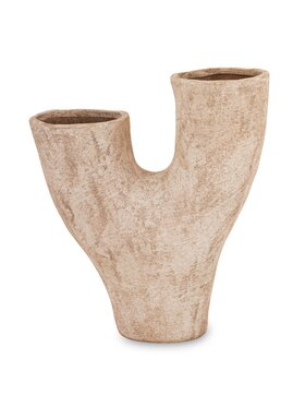 MIAhome MIAhome Wazon ceramiczny 34,5x31x11 cm CAXITTA igrek Brązowy