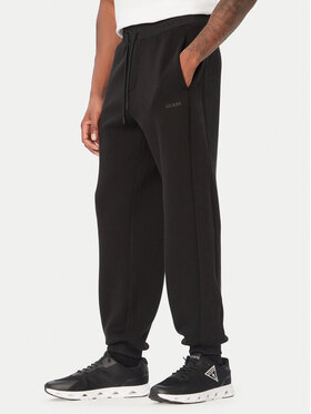 Guess Guess Teplákové kalhoty Z6BB03 K6544 Černá Regular Fit