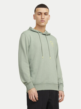 Jack&Jones Jack&Jones Džemperis ar kapuci Simon 12269353 Zaļš Standard Fit