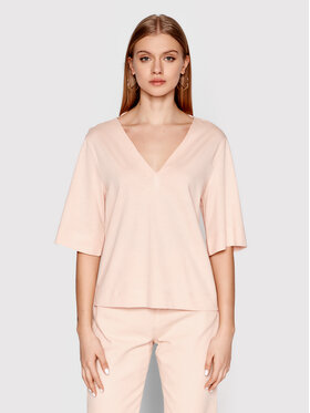 Sisley Sisley T-Shirt 3I1XL4161 Ροζ Relaxed Fit