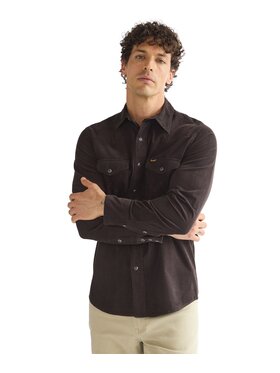 Wrangler Wrangler Koszula 112386902 Brązowy Regular Fit