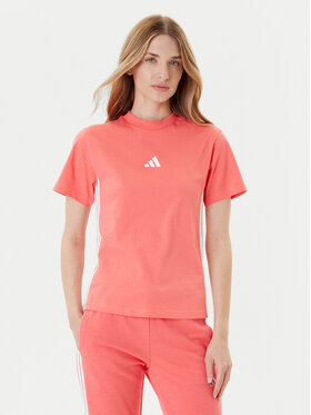adidas adidas T-Shirt Essentials 3-Stripes KE4377 Korallenfarben Regular Fit