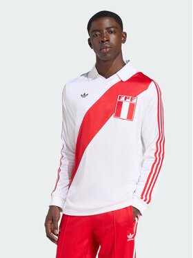 adidas adidas Koszulka techniczna Peru Biały Regular Fit