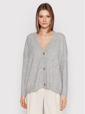 Karen by Simonsen Kardiganas Nora 10103292 Pilka Regular Fit