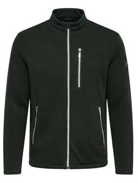 Ombre Ombre Kurtka przejściowa C587 Zielony ciemny Slim Fit