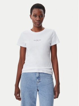 Calvin Klein Jeans Calvin Klein Jeans T-särk Gradient Monologo J20J225252 Valge Slim Fit