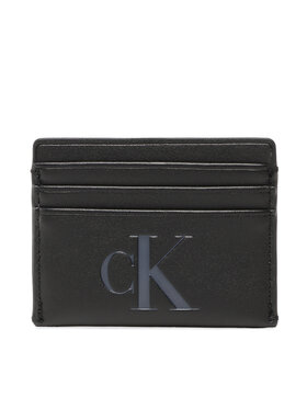Calvin Klein Jeans Calvin Klein Jeans Kreditinių kortelių dėklas Sculpted Cardholder 6Cc Mono K60K610094 Juoda