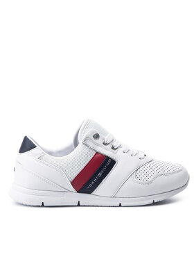 Tommy Hilfiger Tommy Hilfiger Sneakersy Lightweight Leather FW0FW04261 Biały