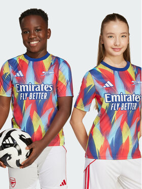 adidas adidas Koszulka techniczna Arsenal 25/26 Pre-Match Jersey Błękitny Regular Fit