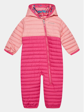 Columbia Columbia Зимен детски гащеризон Powder Lite™ Reversible Bunting 1864021 Розов Regular Fit