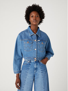 Wrangler Wrangler Jeansová bunda Cowboy W4Z3DE35N 112332077 Modrá Relaxed Fit