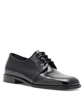Simple Simple Oxford čevlji VALENCIA-107725 Črna