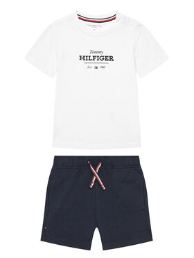 Tommy Hilfiger Tommy Hilfiger Súprava Tričko a šortky Monotype KN0KN02047 Tmavomodrá Regular Fit