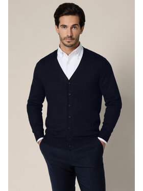 Lancerto Lancerto Kardigan Elva SW073225000046 Granatowy Regular Fit