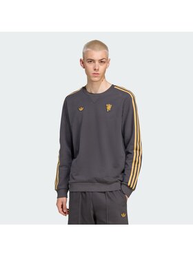 adidas adidas Bluza Manchester United Terrace Icons Czarny Regular Fit