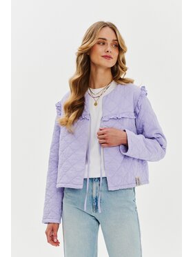 NAOKO NAOKO Prechodná bunda Magnolia Fialová Regular Fit