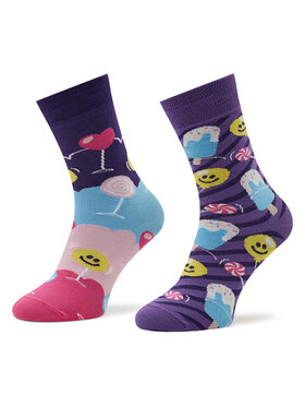 Zooksy Zooksy Skarpety wysokie unisex Mixtury Słodkości Fioletowy