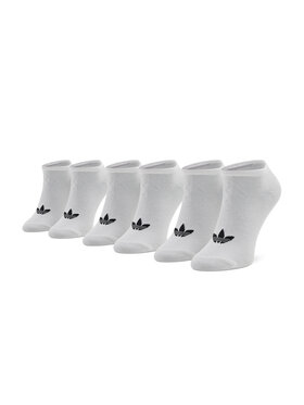 adidas adidas Комплект 3 чифта къси чорапи унисекс Trefoil Liner S20273 Бял
