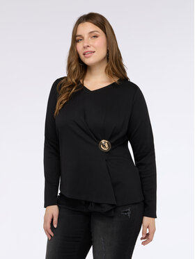 Fiorella Rubino Fiorella Rubino T-shirt G099L008776N033 Nero Regular Fit