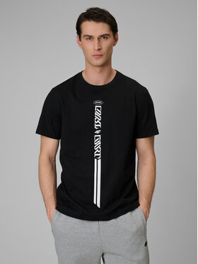 4F 4F T-Shirt FLUID EXPRESSIONS Czarny Regular Fit
